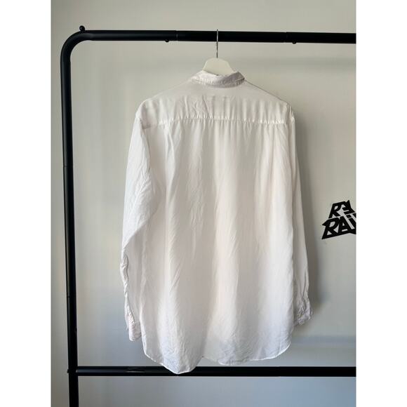 Comme des Garcons CDG Shirt White Silk Shirt - Picture 2 of 6